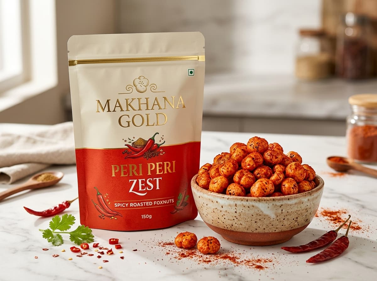 Peri Peri Zesty Makhana fiery pouch